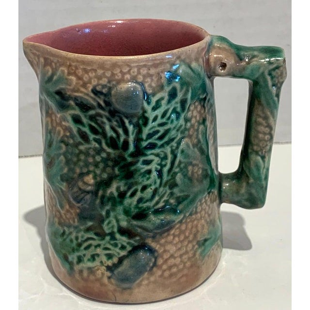 Late 19th Century Collection of Six Etruscan Majolica Shell and Seaweed Pitchers For Sale - Image 12 of 13
