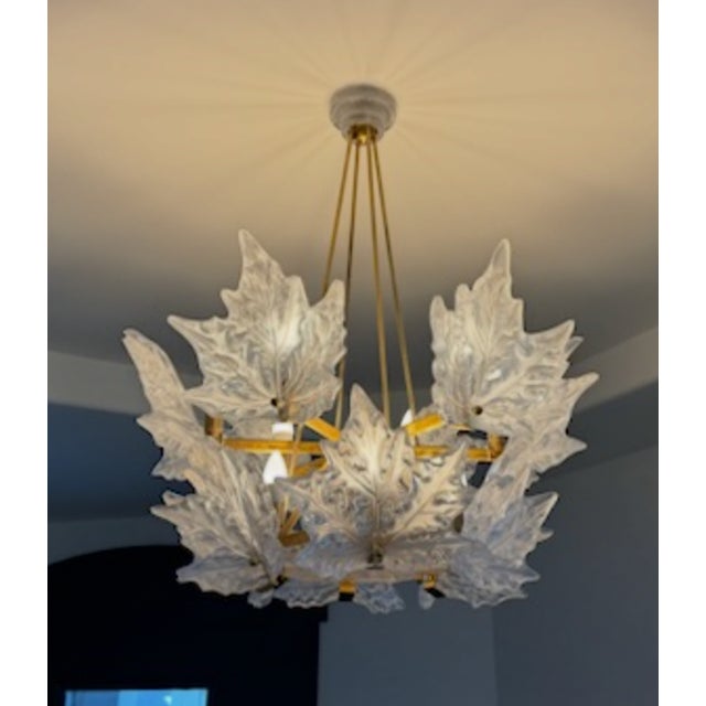 Lalique Champs-Élysées Two Tiered Chandelier For Sale - Image 18 of 18