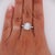 Silver 1930s Gia Certified 1.56 Carat Long Emerald Cut Diamond Vintage Art Deco Platinum Ring, Size 5 For Sale - Image 8 of 12