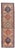 1900s Antique Geometric Medallion Hand-Knotted Wool Runner - 3′7″ × 12′7″ For Sale