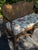 Brown 1940s Century Furniture French Provincial Cane-Back Bench With Carved Wood Frame and Floral Upholstered Seat For Sale - Image 8 of 10