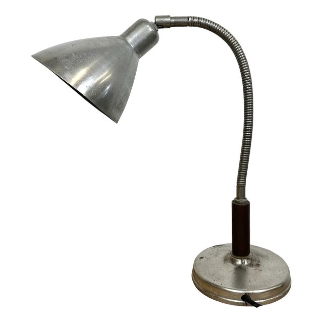 Vintage Gooseneck Table Lamp, 1950s For Sale