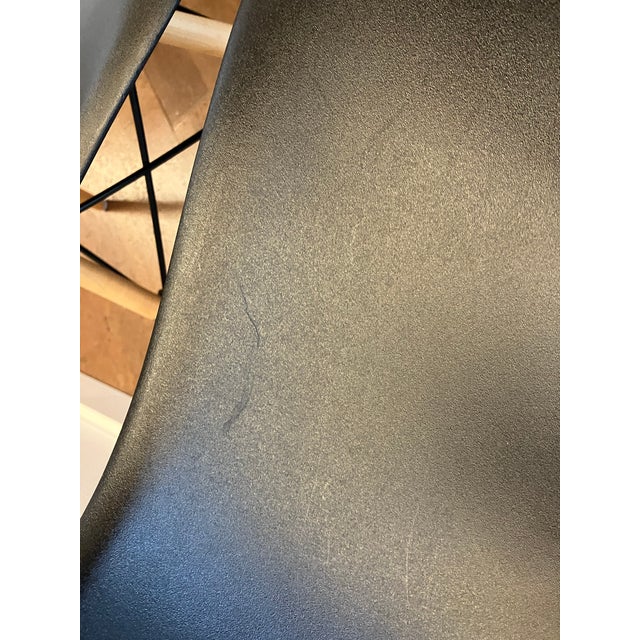 Wood Set of 4 Herman Miller Eames DSW Molded Plastic Side Chairs - Black For Sale - Image 7 of 12