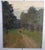 Green Original Ukrainian Impressionism Painting: Woodland Scenery, 1962 60-50 For Sale - Image 8 of 10