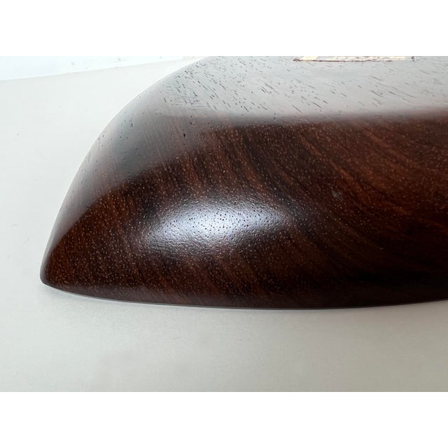 1960s Brazilian Jacaranda Rosewood Bowl by Jac-Arte For Sale - Image 5 of 12