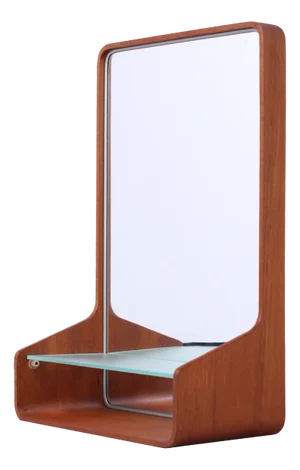 Teak Euroika Mirror Console by Friso Kramer for Auping, 1960s