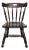 1980s Classic Windsor-Style Spindle Back Chair For Sale