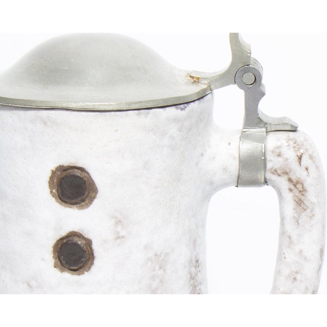 Mid 20th Century “Domino” West German Beer Stein by Ceramano For Sale - Image 5 of 8