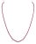 Natural 100 Carat Natural Ruby Bead Single Strand Necklace with Silver Clasp For Sale