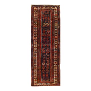 1920s Navy Persian Antique Nw Runner For Sale
