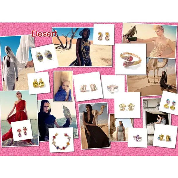 Bochic “Capri” Peridot & Multi Color Gem Bracelet Set In 18K Gold & Silver For Sale - Image 4 of 12