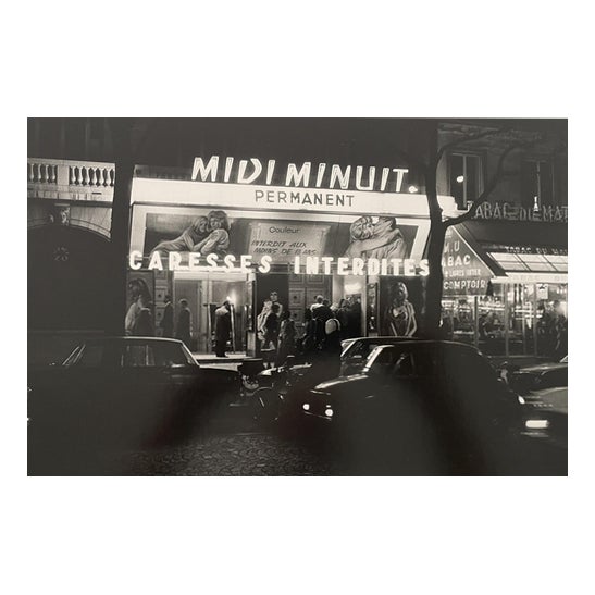 Michel Giniès, Midday Midnight on the Grands Boulevards, Silver Print For Sale