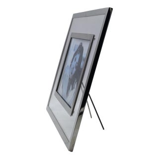 Acrylic Glass and Nickel-Plated Brass Photo Frame from Gabriella Crespi, Italy For Sale
