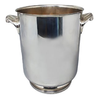 Ice Bucket in Silver-Plating from Christofle, France, 1950s For Sale