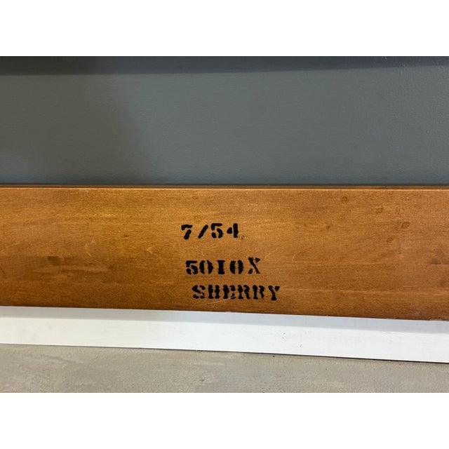 Refinished Walnut Queen or Full Headboard by Robsjohn Gibbings for Widdicomb For Sale In Boston - Image 6 of 6