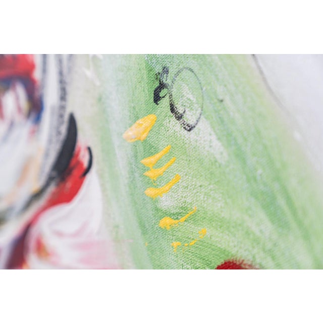 Japanese Geishas, 2010, Canvas Painting For Sale - Image 13 of 16