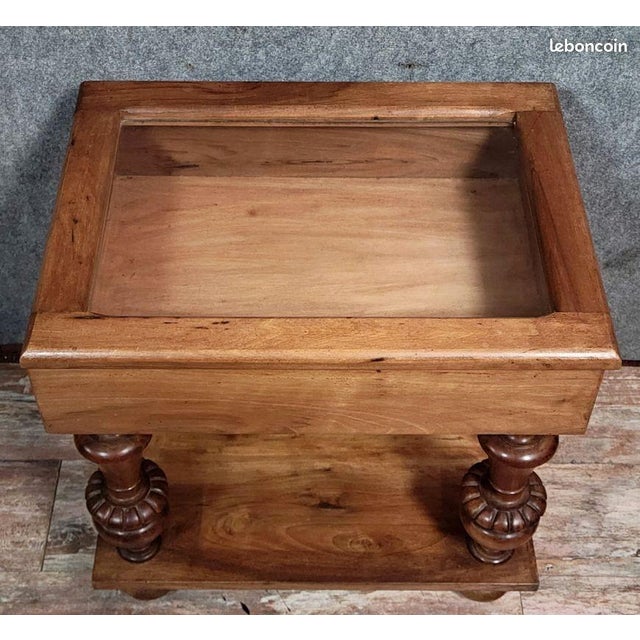 Renaissance-Style Walnut Console Table, 1800s For Sale - Image 4 of 6