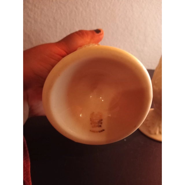 Vintage Lenox Beige Porcelain Tall Vases- Set of 3 For Sale In Dallas - Image 6 of 8