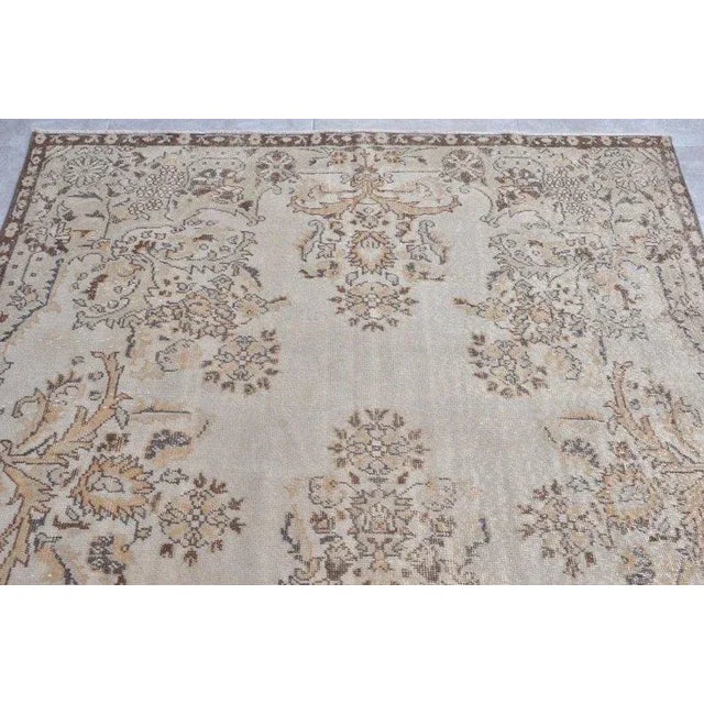 1960s 1960s Kurdish Handknotted Wool Area Rug For Sale - Image 5 of 11