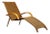 Vintage Wicker and Rattan Chaise Lounge by Pier 1 For Sale