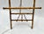 Vintage Scorched Bamboo Folding Floor Easel For Sale - Image 9 of 11