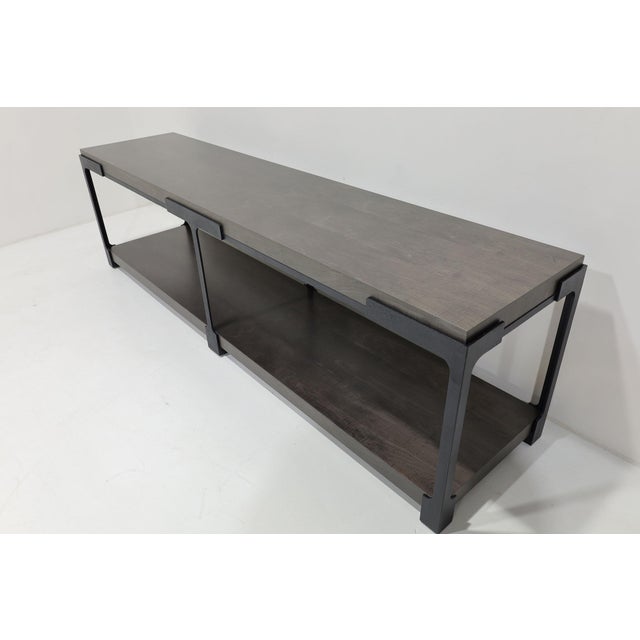 Modern Holly Hunt Tudor Console, Custom Size 104" Wide For Sale - Image 3 of 9