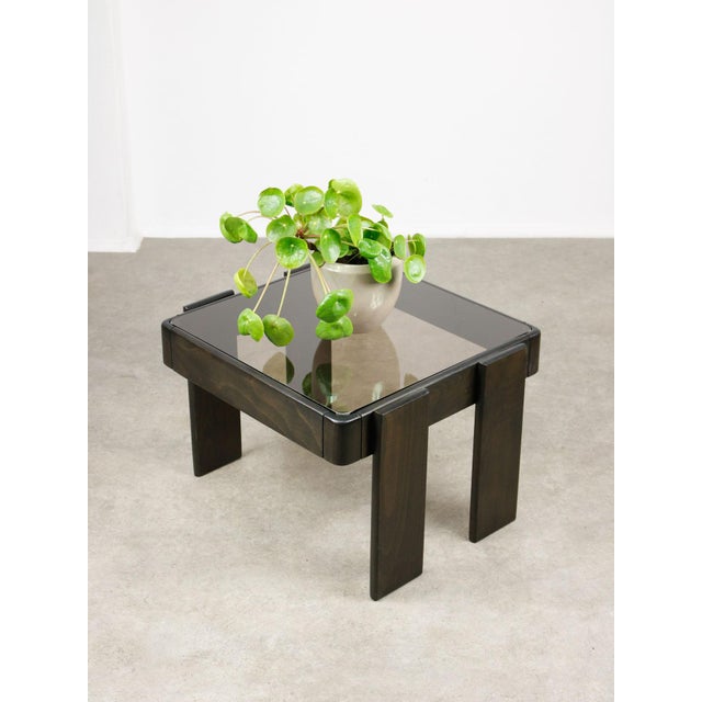 Small Vintage Coffee Table by Gianfranco Frattini, 1970s For Sale - Image 11 of 14