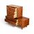 Specialty Woodcraft Sculpted Diamond Vintage Mid Century Modern Stacking Highboy Dresser C. 1960s, Attributed For Sale - Image 12 of 15