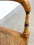 Late 20th Century Elegant Sheraton Style Painted Floral Cane Settee With Neoclassical Detailing For Sale - Image 13 of 14