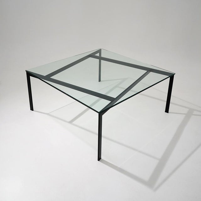Glass and Metal Coffee Table by Paolo Tilche for Arform, 1960s For Sale - Image 4 of 13