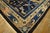 Fascinate Navy Background With Original Sprays Flowers and Animals Antique Chinese Peking Rug For Sale - Image 12 of 12