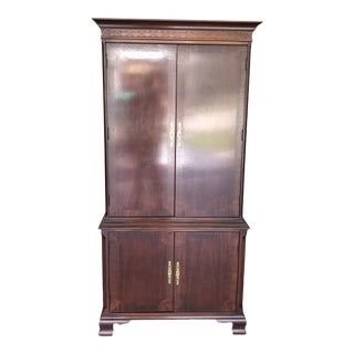 Hickory Chair James River Collection Flame Mahogany Armoire For Sale