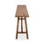 Wood Farmhouse Double X Base Console Table in Pine For Sale - Image 7 of 11