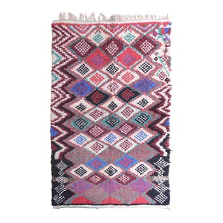 2000's Moroccan Colorful Berber Rug - 7.9 X 4.9 Ft For Sale