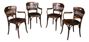 Model No. 380 Chairs by Jacob & Josef Kohn for Thonet, 1930s, Set of 4
