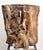 Unusual vessel from Japan- artisan-carved wooden burl that can be used as a vase (place water tight vessel inside) or...