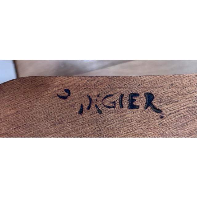 Vintage Moroccan Camel Saddle Footstool With New Southwest Upholstery For Sale - Image 12 of 12