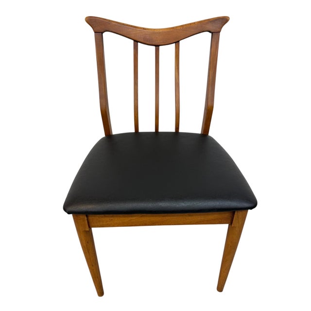 Mid-Century Modern Blowing Rock Walnut Dining Chairs - Set of 6 For Sale In Philadelphia - Image 6 of 8