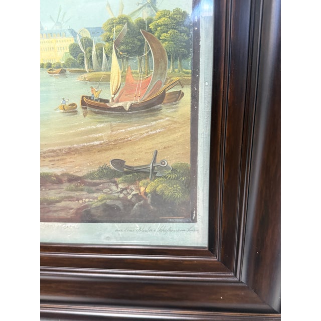 Johann Ludwig Bleuler (1792-1850) Vue De La Ville De Rotterdam - Gouache 19th C. For Sale - Image 12 of 14