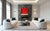Bodasca, Red Square, 2026, Acrylic on Canvas For Sale - Image 9 of 10