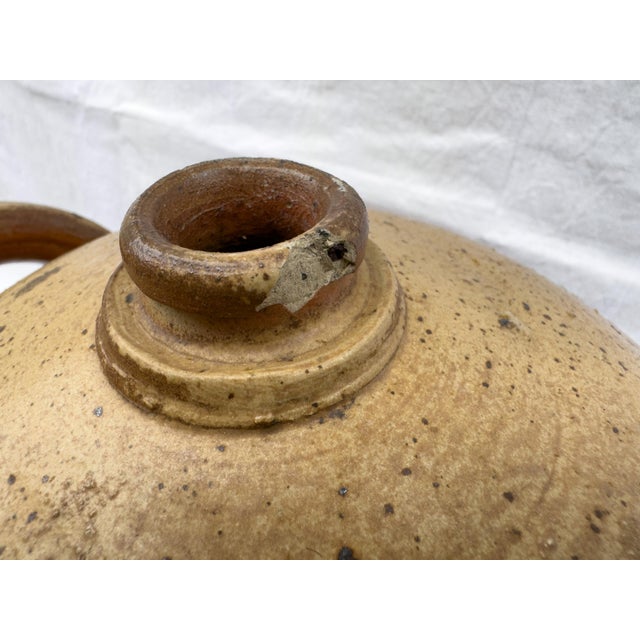 Antique French Stoneware Vinegar Jar / Floor Vase, Poitou, C. 1900 For Sale - Image 9 of 18