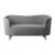 Light grey and natural Oak Sahco Nara Mingle sofa by Lassen Dimensions: W 154 x D 68 x H 74 cm Materials: Textile, Oak....