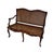 French Caned Settee For Sale - Image 3 of 6