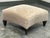 Custom Design Taupe Chenille Patterned Ottoman For Sale In San Francisco - Image 6 of 12
