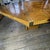 Hollywood regency style dining table “glamor seventies”. Dining table for up to 12 people, in burr/walnut burl with gilt...