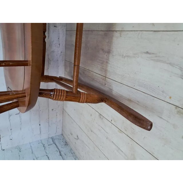 Vintage Rocking Chair in Beech, 1980 For Sale - Image 11 of 14