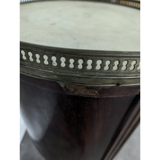 Louis XVI Bedside Tables with Gallery, Set of 2 For Sale - Image 10 of 12