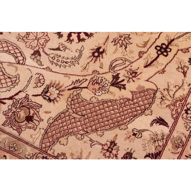 Shabby Chic 1990's Agra 2 Pak-Persian Gold/Green Wool Rug - 9'2'' X 12'1'' For Sale - Image 3 of 9