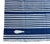 Handmade Denim Blue and White Cotton Vegetable Dyed Striped Rug - 8'x10' For Sale - Image 11 of 11