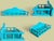 Vintage Teal Wood Wall Shelf-Cottage-Farmhouse Display-Bathroom-Kitchen-Coastal For Sale - Image 6 of 11